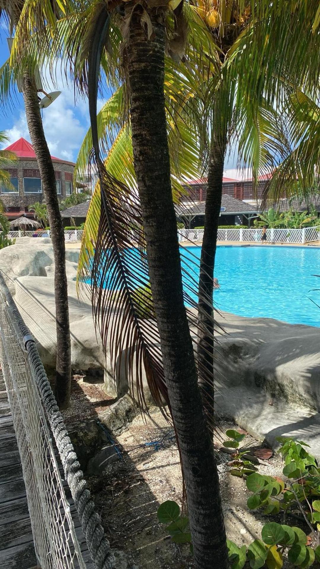 Studio Bord De Mer Avec Piscine - Le Manganao, Saint-Francois Exteriér fotografie